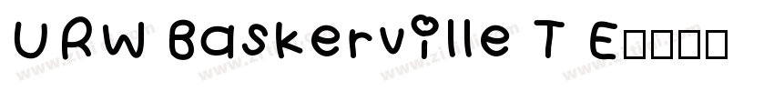 URW Baskerville T E字体转换